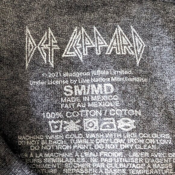 Lot of 2 Def Leppard t-shirts small juniors - Picture 5 of 7
